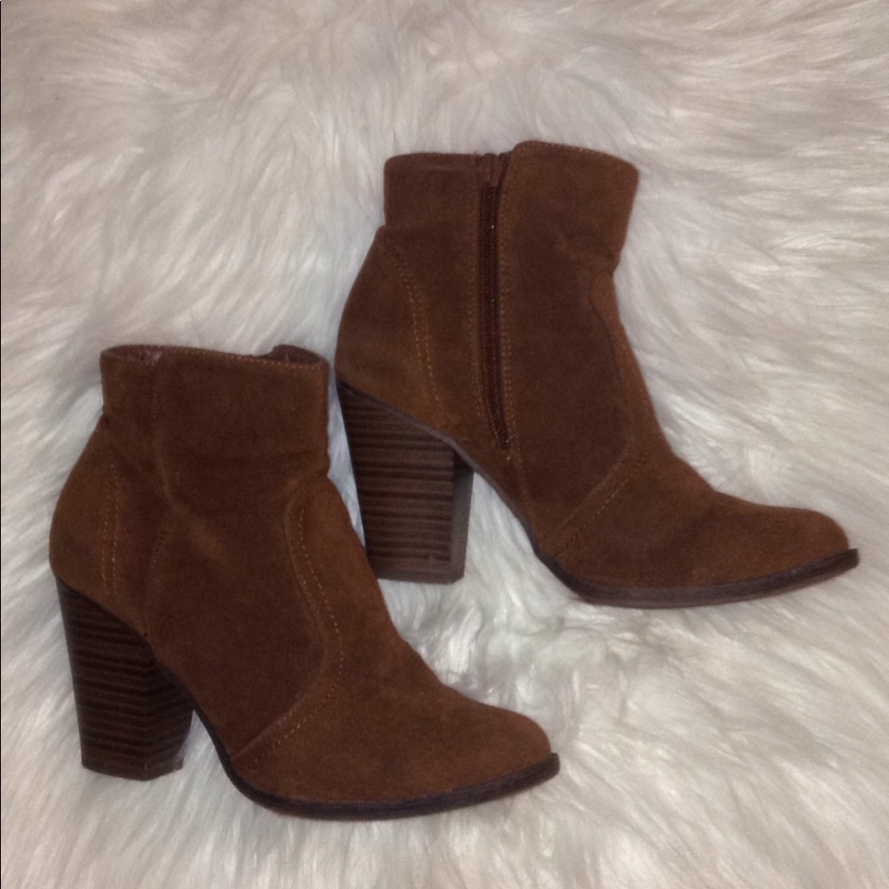 Brown booties